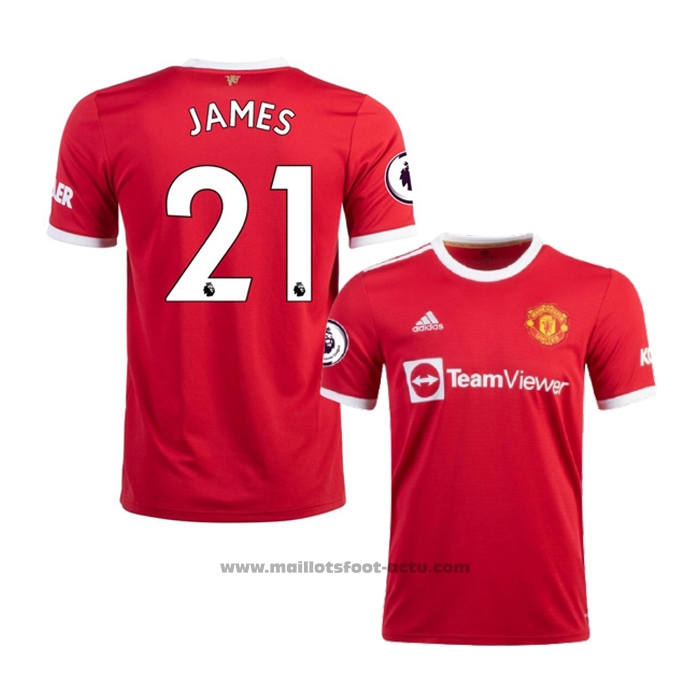 Maillot Manchester United Joueur James Domicile 2021-2022